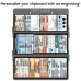 WhiteCoat Clipboard® Trifold - Silver Critical Care Edition